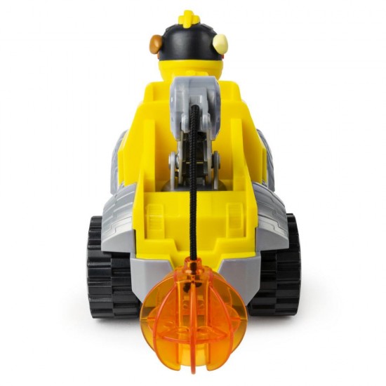 Set figurina Rubble si masina cu lumini si sunete Patrula Catelusilor 