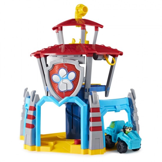 Turnul de control Dino cu vehicul si catelus exclusiv Rex Patrula Catelusilor 