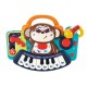 Pianina bebe maimutica DJ cu lumini sunete si microfon