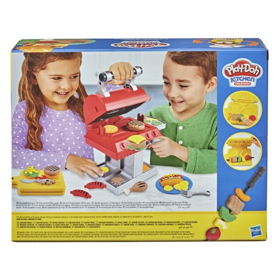 Set Play-Doh - Gratar cu forme si stampile