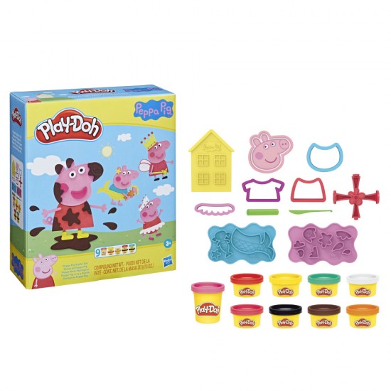 Set Play-Doh - Peppa Pig plastilina cu accesorii