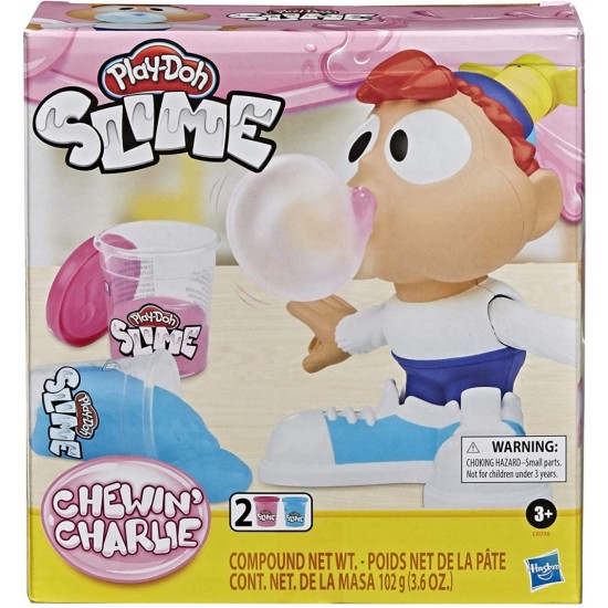Set de joaca Play-Doh cu slime colorat Chewin Charlie