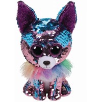 Plus Ty Boos Catel Chihuahua cu paiete 24 cm
