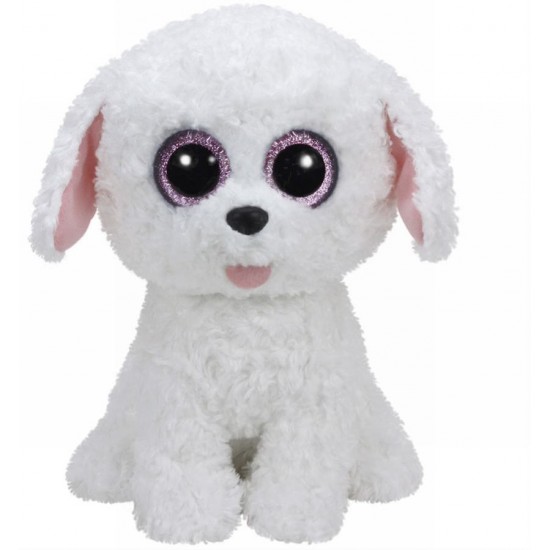 Plus Caine alb Boos Pippie 24 cm Ty