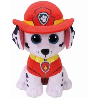 Plus Ty Marshall Pompierul Patrulei Catelusilor 24 cm