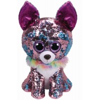 Plus Ty Boos Catel Chihuahua cu paiete 42 cm