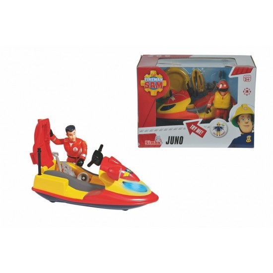 Pompierul Sam - Ski Jet Juno cu figurina si accesorii