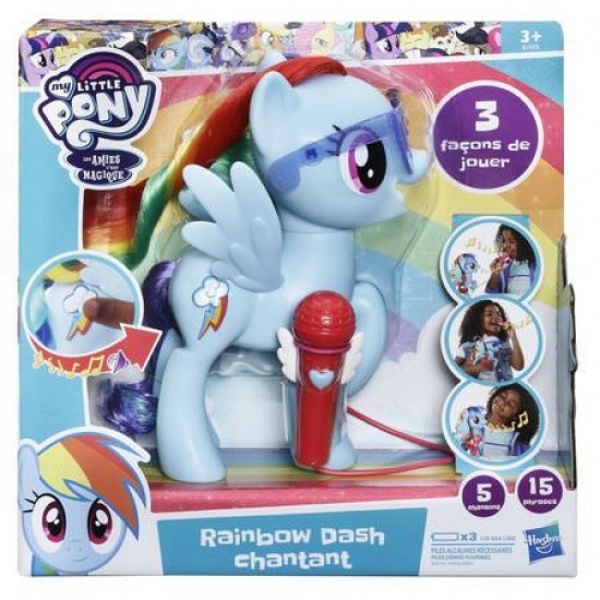 Ponei Rainbow Dash cu microfon si sunete