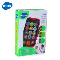 Jucarie smartphone cu muzica si lumini rosu Hola Toys
