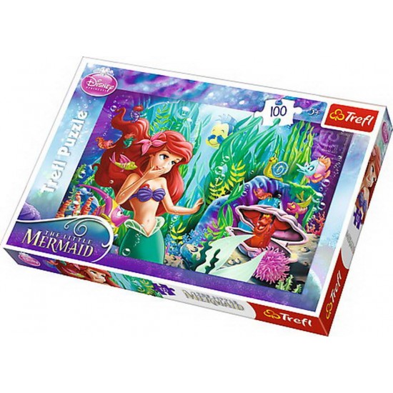 Puzzle Trefl 100 piese Ariel - Ascunselea intre prieteni