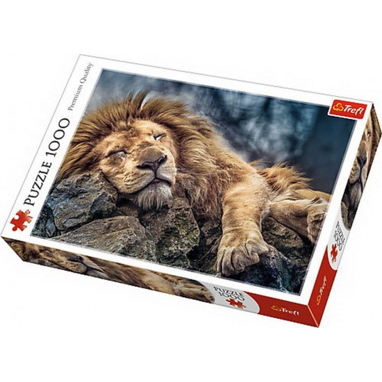 Puzzle Trefl 1000 piese - Leu dormind