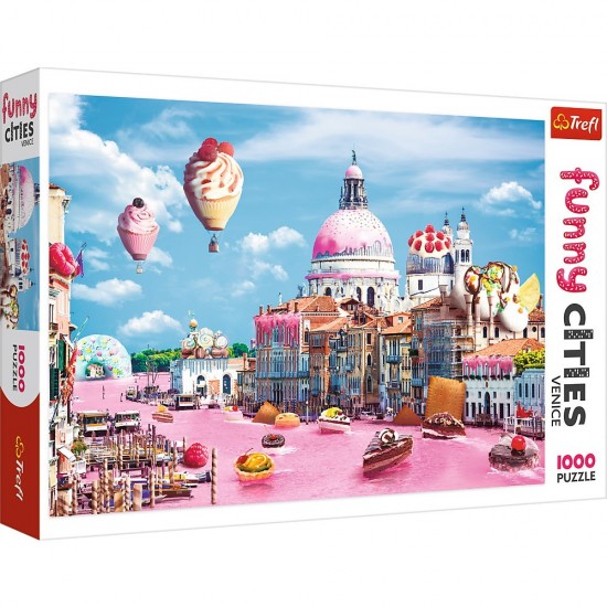 Puzzle Trefl 1000 piese - Prajiturele la Venetia
