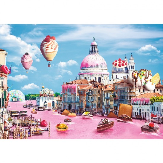 Puzzle Trefl 1000 piese - Prajiturele la Venetia