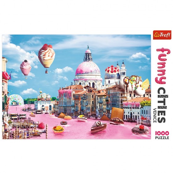 Puzzle Trefl 1000 piese - Prajiturele la Venetia