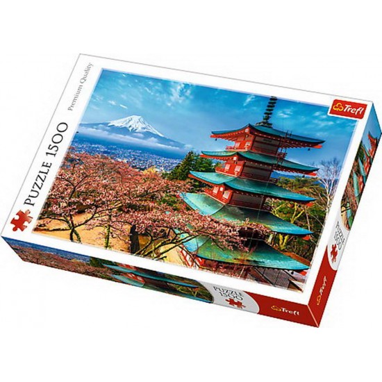 Puzzle Trefl 1500 piese - Muntele Fuji