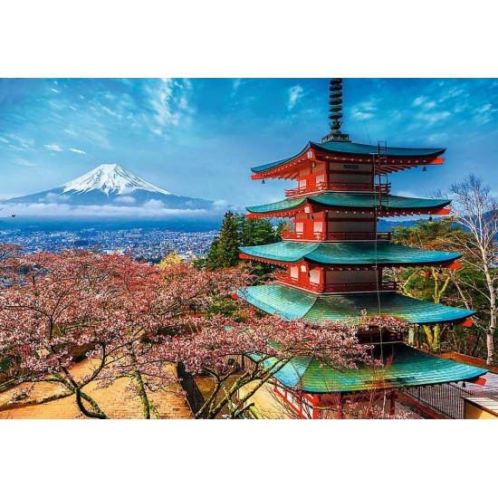 Puzzle Trefl 1500 piese - Muntele Fuji