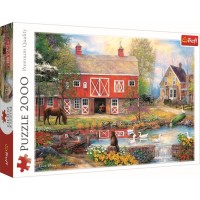 Puzzle Trefl 2000 piese - Viata la tara
