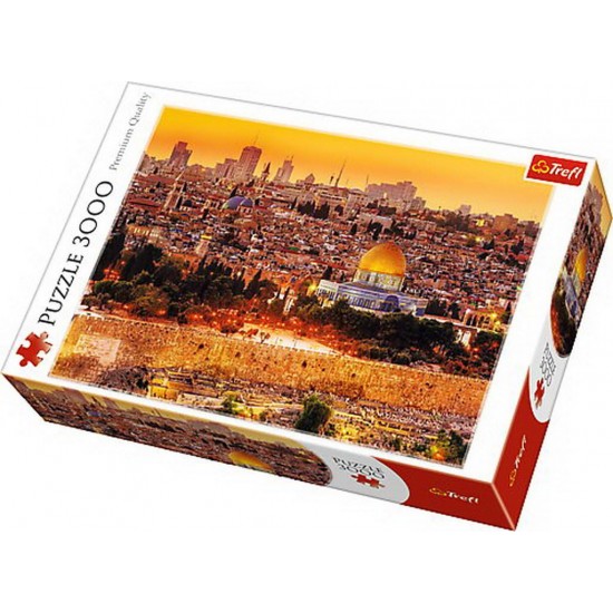 Puzzle Trefl - Acoperisuri in Ierusalim 3000 piese