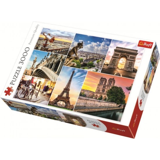 Puzzle Trefl - Magia Parisului 3000 piese