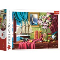 Puzzle Trefl 4000 piese - Biroul exploratorului