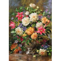 Puzzle Trefl 4000 piese - Flori pentru Regina Elisabeta