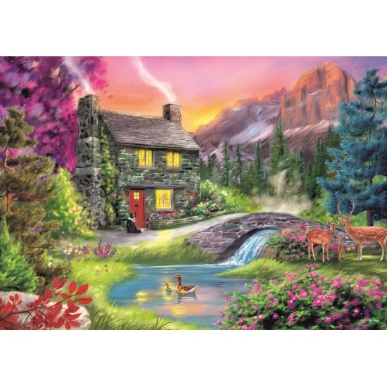 Puzzle Trefl - Muntele Idyll 500 piese