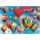 Puzzle Trefl cu piese ciudate - Baloane colorate 600 piese