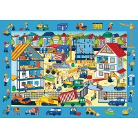 Puzzle Trefl de observatie Pe santier 70 piese