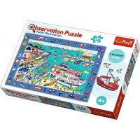 Puzzle Trefl de observatie Vizita in port 70 piese