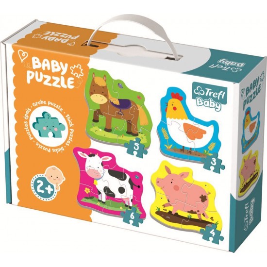 Puzzle Trefl Baby Clasic Animale la ferma