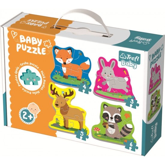 Puzzle Trefl Baby Clasic Animalele padurii
