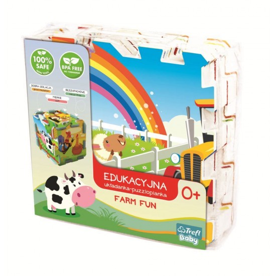 Puzzle spuma 8 piese Ferma Trefl