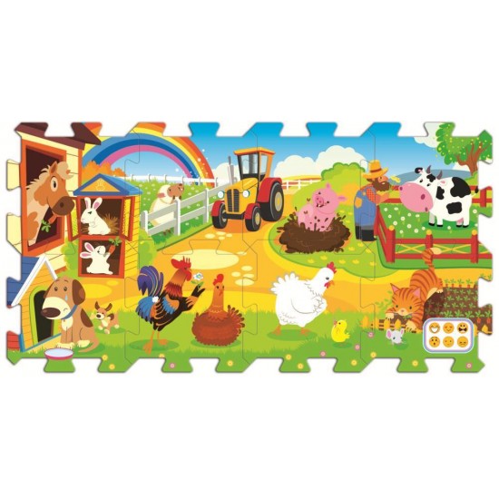 Puzzle spuma 8 piese Ferma Trefl
