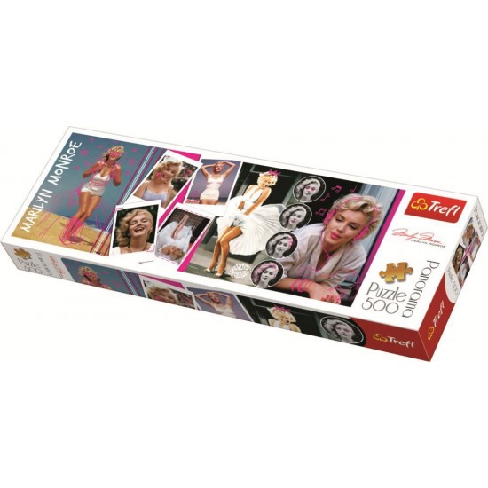 Puzzle Trefl Panorama colaj Marilyn Monroe 500 piese