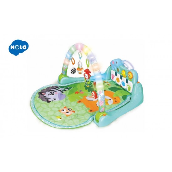 Salteluta de joaca interactiva pentru bebelusi Hola Toys