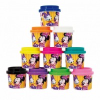 Set 10 borcanase cu plastilina Minnie
