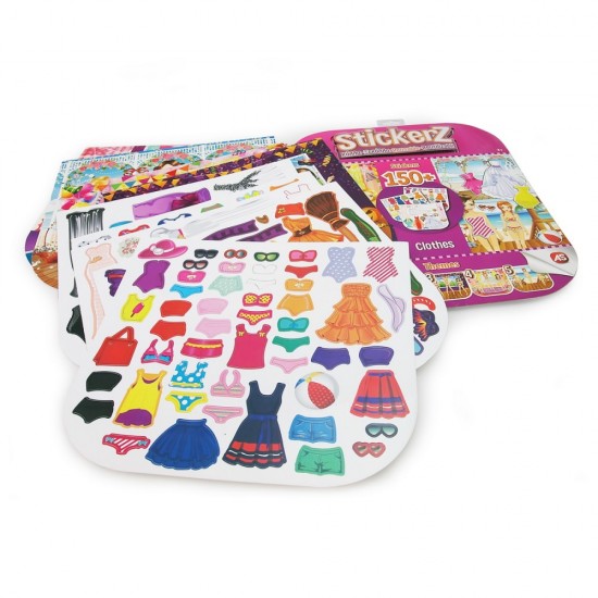 Set 150 de autocolante Stickerz reutilizabile - Mereu la moda
