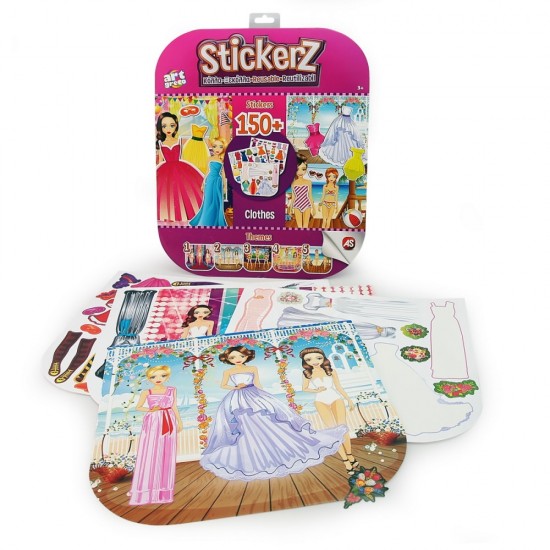 Set 150 de autocolante Stickerz reutilizabile - Mereu la moda