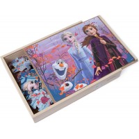 Set 3 puzzle-uri Frozen 2 din lemn