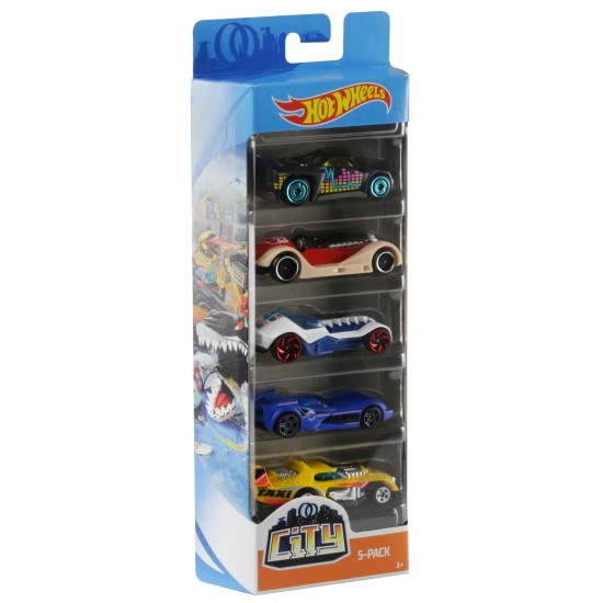 Set 5 masini Hot Wheels City Sport