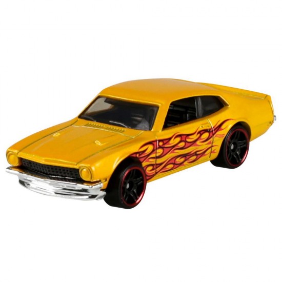 Set 5 masini Hot Wheels design cu flacari