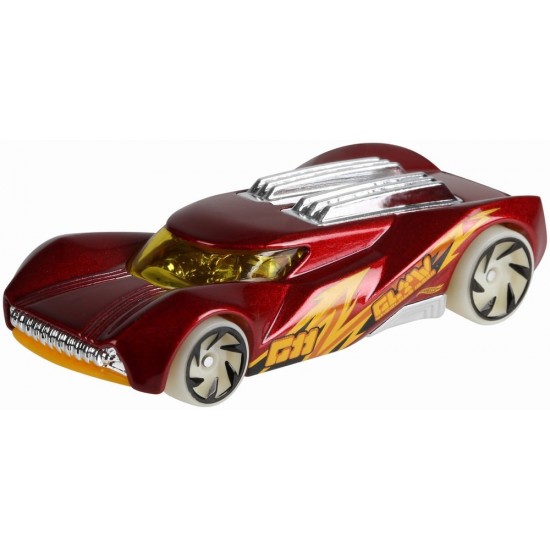 Set 5 masini Hot Wheels Glow Wheels