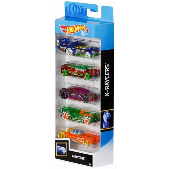 Set 5 masini Hot Wheels X Raycers