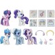 Set 5 ponei Unicorn Sparkle cu accesorii My Little Pony