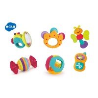 Set 6 jucarii zornaitoare pentru bebelusi Hola Toys