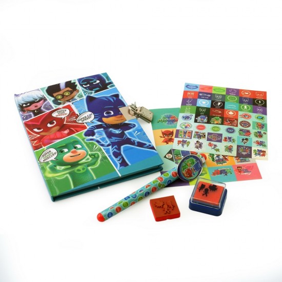 Set agenda si accesorii Eroi in Pijamale