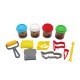 Set Cars galetusa cu 4 borcanase plastilina si accesorii pentru modelat