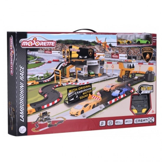 Set Majorette Creatix Lamborghini Race cu 2 masini 