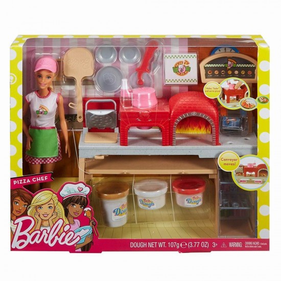Papusa Barbie Pizza Chef cu accesorii