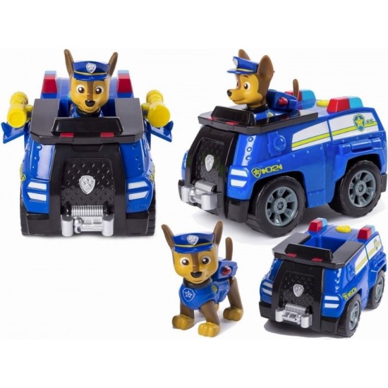 Set de joaca Chase cu masina de politie Patrula Catelusilor